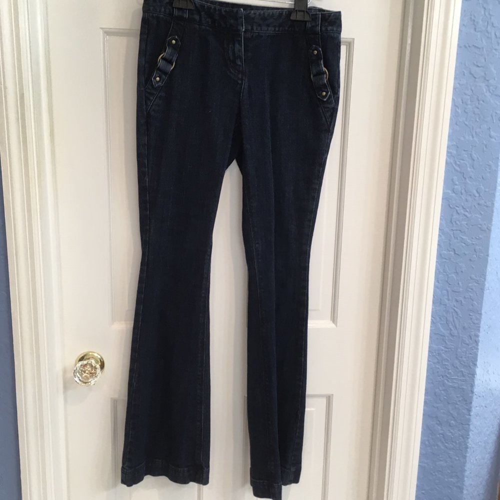 Inc Dark Wash Mid Rise Flare Jeans size 2 EUC